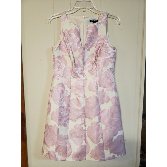 NWOT Roz & Ali Pink Rose Dress Size 2 - Picture 1 of 6